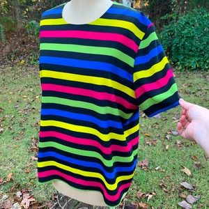 Vintage Striped Blouse